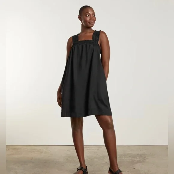 Everlane | Dresses | Everlane Smocked Linen Dress Black Size Xxs New Never Been Worn Tags On | Poshmark Everlane | Dresses | Everlane Smocked Linen Dress Black Size Xxs New Never Been Worn Tags On | Poshmark